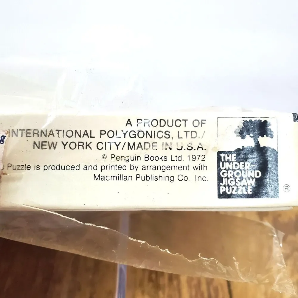 The Under-Ground Jigsaw Puzzle vintage 1972